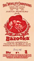 2010 Topps Allen & Ginter - Mini Bazooka #191 Justin Morneau Back