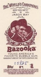 2010 Topps Allen & Ginter - Mini Bazooka #50 Jason Bay Back