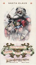 2010 Topps Allen & Ginter - Mini Creatures of Legend, Myth and Joy #CLMJ1 Santa Claus Front