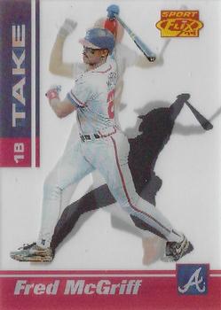 1995 Sportflix - Double Take #2 Will Clark / Fred McGriff Front
