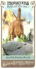 2010 Topps Allen & Ginter - Mini Monsters of the Mesozoic #MM18 Supersaurus Front