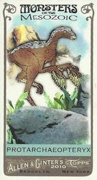 2010 Topps Allen & Ginter - Mini Monsters of the Mesozoic #MM22 Protarchaeopteryx Front