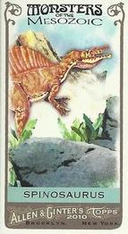 2010 Topps Allen & Ginter - Mini Monsters of the Mesozoic #MM7 Spinosaurus Front