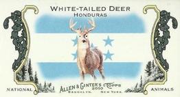 2010 Topps Allen & Ginter - Mini National Animals #NA34 White-tailed Deer / Honduras Front