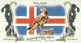 2010 Topps Allen & Ginter - Mini National Animals #NA3 Falcon / Iceland Front