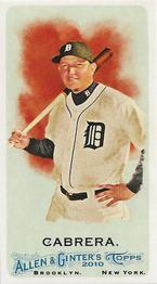 2010 Topps Allen & Ginter - Mini No Card Number #NNO Miguel Cabrera Front