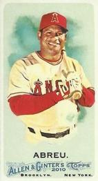 2010 Topps Allen & Ginter - Mini No Card Number #NNO Bobby Abreu Front