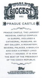 2010 Topps Allen & Ginter - Mini World's Biggest #WB3 Prague Castle Back