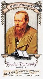 2010 Topps Allen & Ginter - Mini World's Greatest Word Smiths #WGWS5 Fyodor Dostoyevsky Front