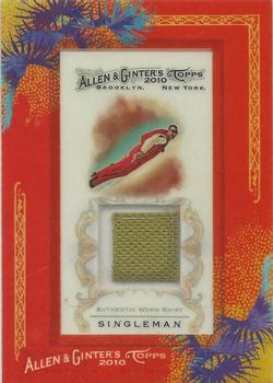 2010 Topps Allen & Ginter - Relics #AGR-GSI Glenn Singleman Front