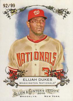 2010 Topps Allen & Ginter - Rip Cards #RIP-RC4 Elijah Dukes Front