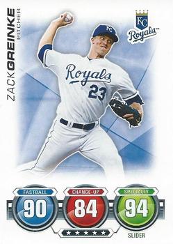 2010 Topps Attax - Battle of the Ages #NNO Zack Greinke Front