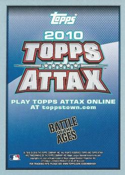 2010 Topps Attax - Battle of the Ages Foil #NNO Derek Jeter Back