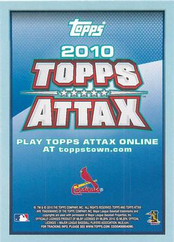 2010 Topps Attax - Gold Foil #NNO Chris Carpenter Back