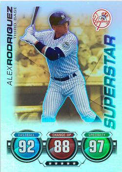 2010 Topps Attax - Gold Foil #NNO Alex Rodriguez Front