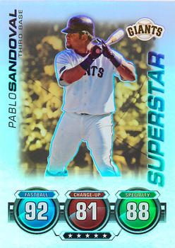 2010 Topps Attax - Gold Foil #NNO Pablo Sandoval Front