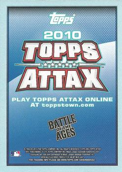 2010 Topps Attax - Legends #NNO Rickey Henderson Back