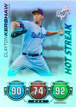 2010 Topps Attax - Silver Foil #NNO Clayton Kershaw Front