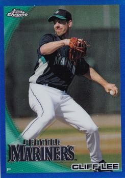 2010 Topps Chrome - Blue Refractors #40 Cliff Lee Front