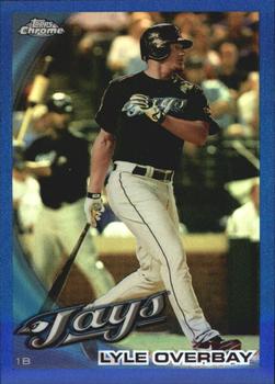 2010 Topps Chrome - Blue Refractors #82 Lyle Overbay Front