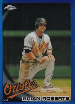 2010 Topps Chrome - Blue Refractors #166 Brian Roberts Front
