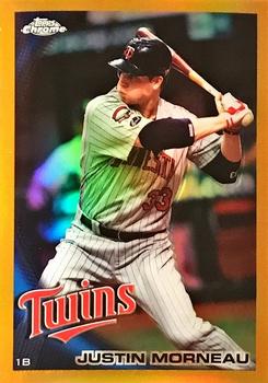 2010 Topps Chrome - Gold Refractors #112 Justin Morneau Front