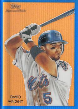 2010 Topps Chrome - National Chicle Blue Refractors #CC11 David Wright Front