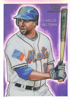 2010 Topps Chrome - National Chicle Refractors #CC35 Carlos Beltran Front