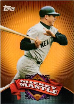 2010 Topps Chrome - Refractors (Target) #BC-4 Mickey Mantle Front