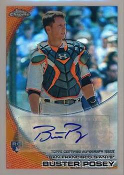 2010 Topps Chrome - Autographs #221 Buster Posey Front