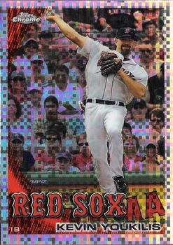 2010 Topps Chrome - X-Fractors #85 Kevin Youkilis Front