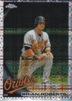 2010 Topps Chrome - X-Fractors #166 Brian Roberts Front