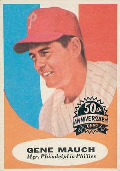 2010 Topps Heritage - 50th Anniversary Buybacks #219 Gene Mauch Front