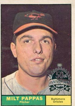 2010 Topps Heritage - 50th Anniversary Buybacks #295 Milt Pappas Front