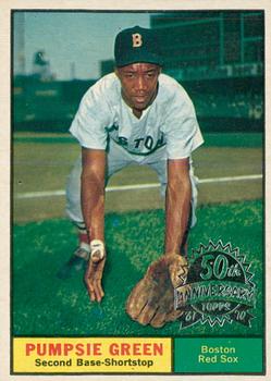 2010 Topps Heritage - 50th Anniversary Buybacks #454 Pumpsie Green Front