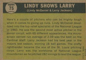2010 Topps Heritage - 50th Anniversary Buybacks #75 Lindy Shows Larry Back