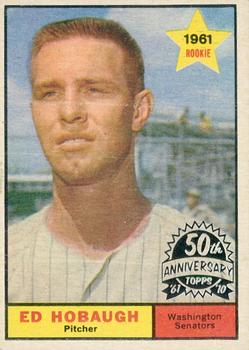 2010 Topps Heritage - 50th Anniversary Buybacks #129 Ed Hobaugh Front