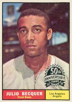 2010 Topps Heritage - 50th Anniversary Buybacks #329 Julio Becquer Front