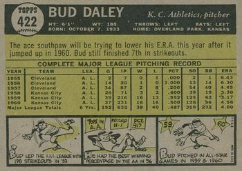 2010 Topps Heritage - 50th Anniversary Buybacks #422 Bud Daley Back