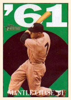 2010 Topps Heritage - Mantle Chase '61 #MM7 Mickey Mantle Front