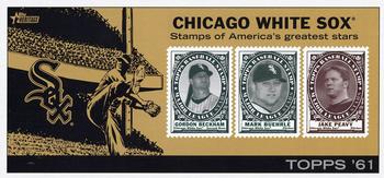 2010 Topps Heritage - Team Stamp Panels #NNO Chicago White Sox / Gordon Beckham / Mark Buehrle / Jake Peavy Front