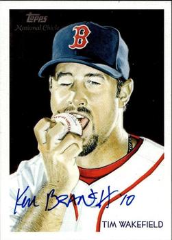 2010 Topps National Chicle - Artist's Proof Signatures #22 Tim Wakefield / Ken Branch Front