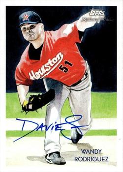 2010 Topps National Chicle - Artist's Proof Signatures #59 Wandy Rodriguez / Jason Davies Front