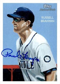 2010 Topps National Chicle - Artist's Proof Signatures #79 Russell Branyan / Paul Lempa Front