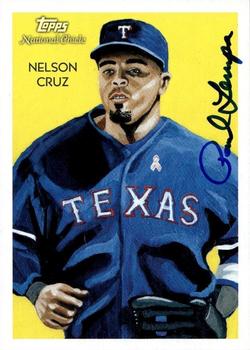 2010 Topps National Chicle - Artist's Proof Signatures #109 Nelson Cruz / Paul Lempa Front
