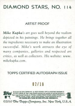 2010 Topps National Chicle - Artist's Proof Signatures #114 Felix Hernandez / Mike Kupka Back