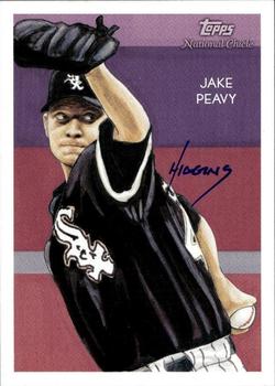 2010 Topps National Chicle - Artist's Proof Signatures #168 Jake Peavy / Don Higgins Front