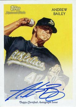 2010 Topps National Chicle - Autographs Bazooka Back #NCA-AB Andrew Bailey Front