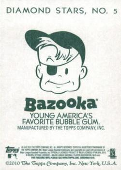 2010 Topps National Chicle - Bazooka Back #5 Prince Fielder Back