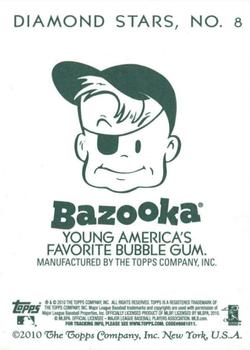 2010 Topps National Chicle - Bazooka Back #8 Jason Bartlett Back